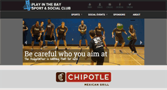 Desktop Screenshot of playinthebay.com